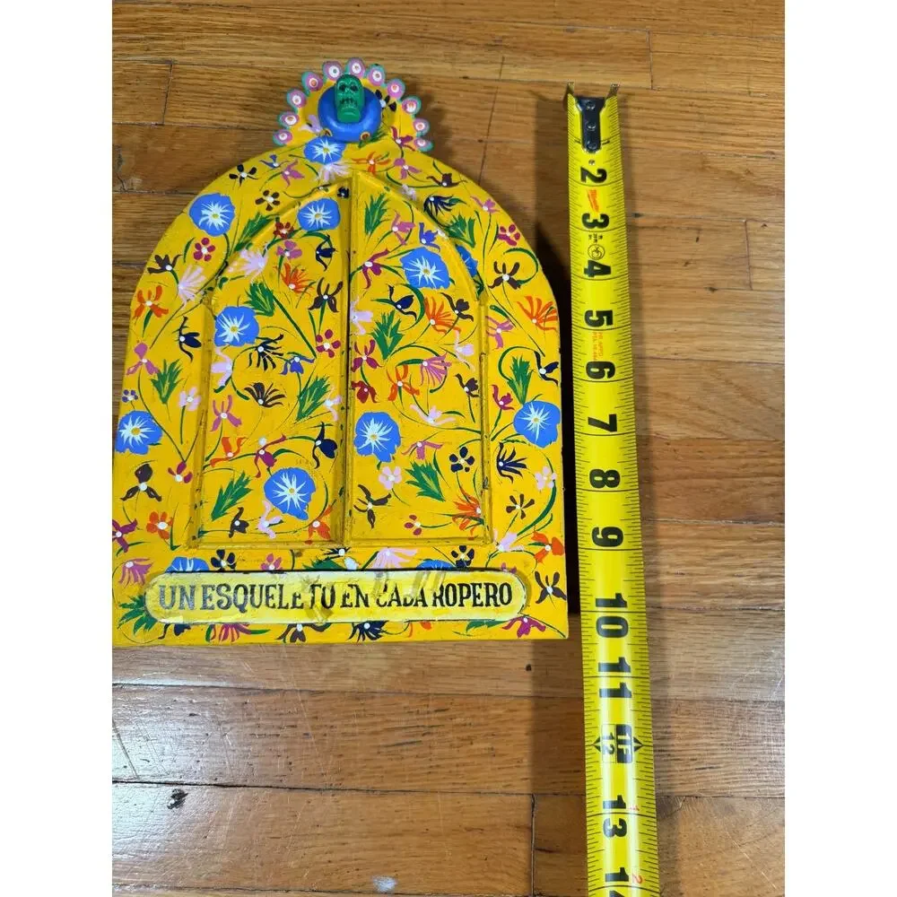 Cielito Lindo Estudio Mexican Folk Art Skeleton Nicho Day of Dead Handmade Mexic